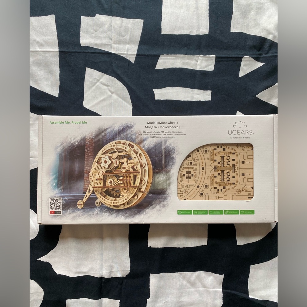 Ugears Mechanical Monowheel Model Kit